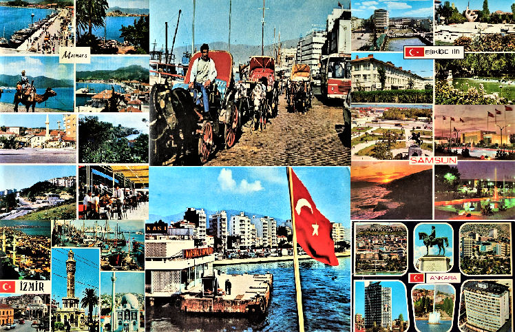 1970 YILLAR TÜRKİYE İLLERİ VE İLCELERİ YERLİ KARTPOSTAL MÜZAYEDESİ - Garaj antik