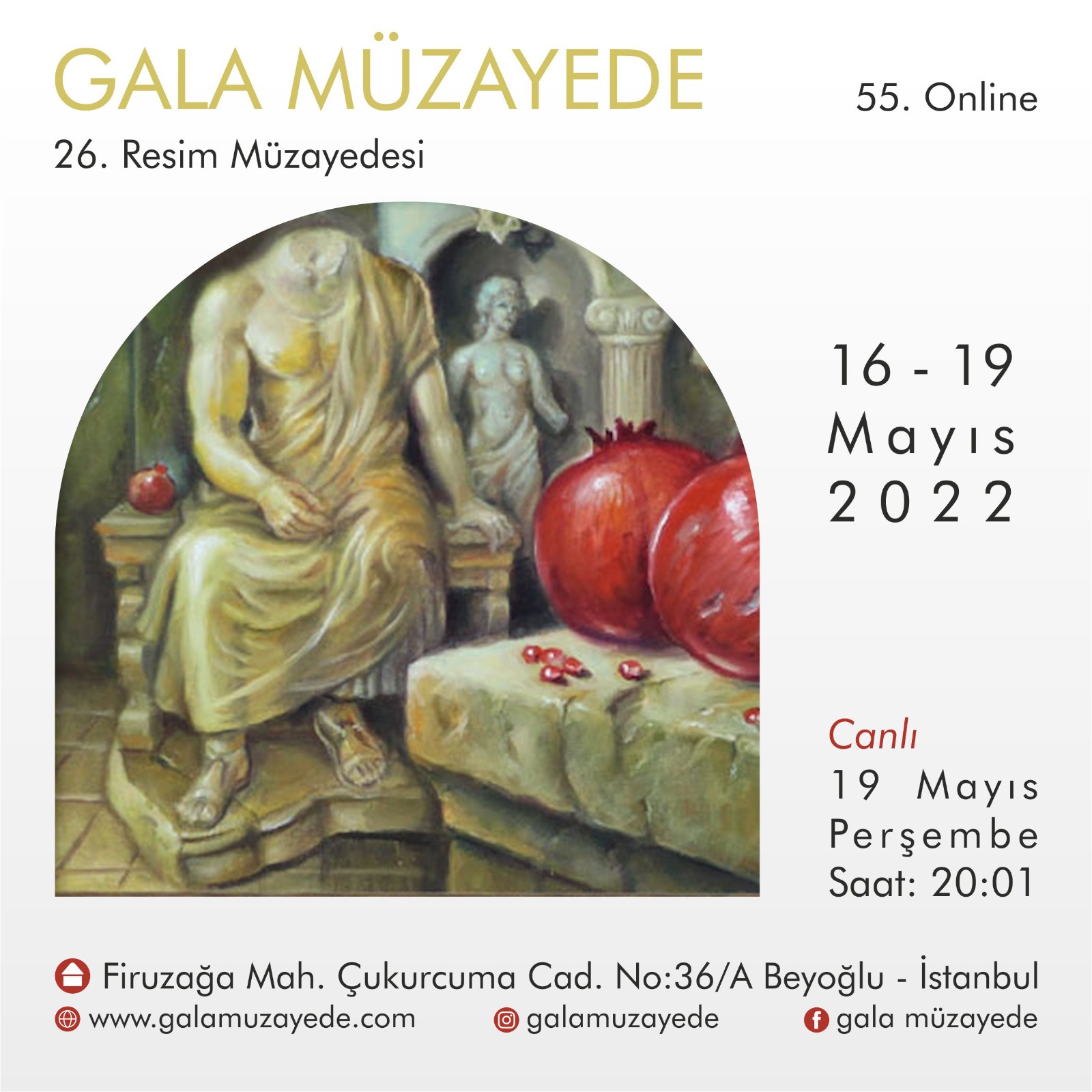 54. ONLINE 26. RESİM MÜZAYEDESİ - Gala Müzayede