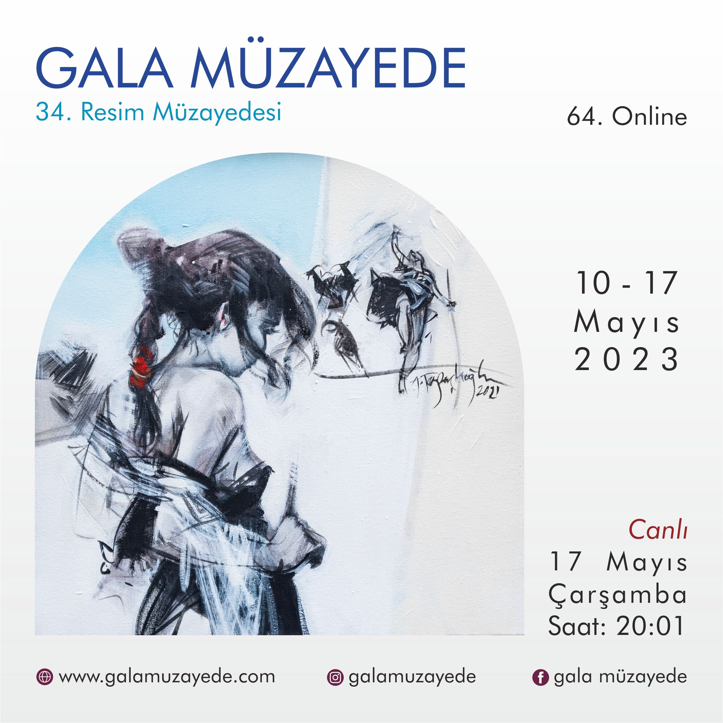 64.ONLINE 34.RESİM MÜZAYEDESİ - Gala Müzayede